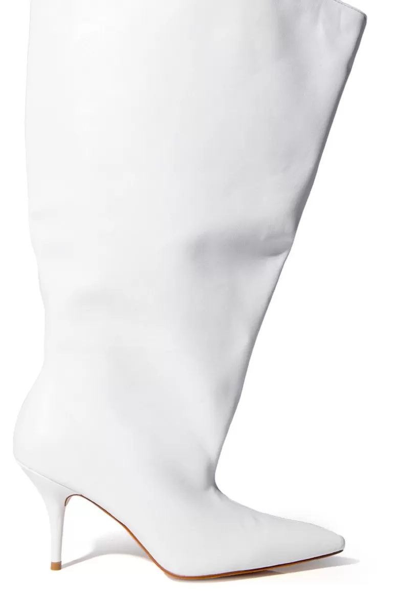 Women AZALEA WANG Brighten- Oversized Knee High Stiletto Boot