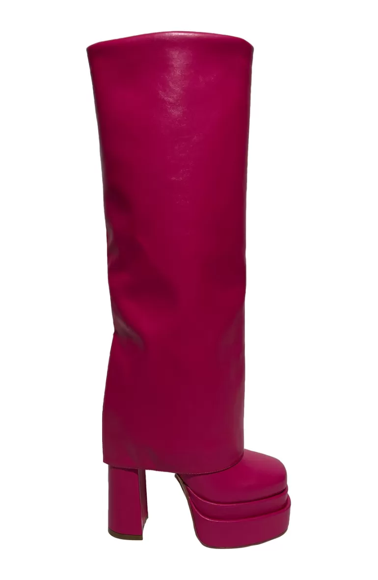 Women AZALEA WANG Invisible-Fuchsia Boot