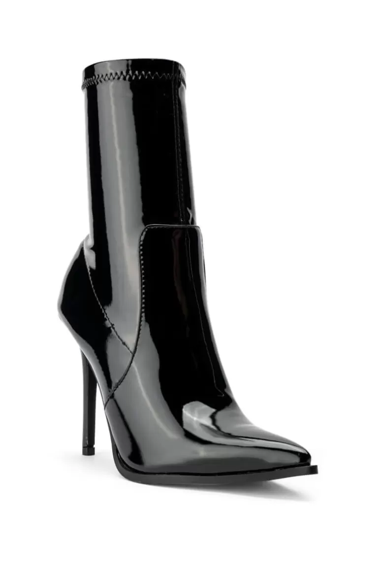 Women AZALEA WANG Isabella- Patent Stiletto Bootie