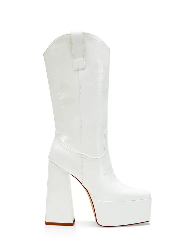 Women AZALEA WANG Kacey- Platform Western Boot