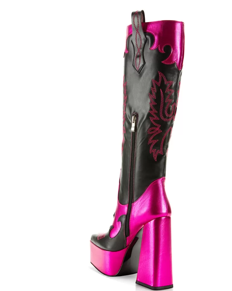 Women AZALEA WANG Lilianna- Platform Western Boot