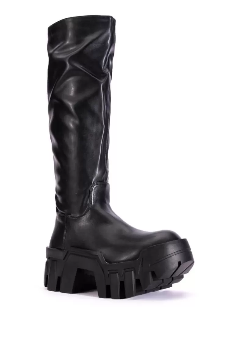 Women AZALEA WANG Lyrica- Chunky Knee High Boot