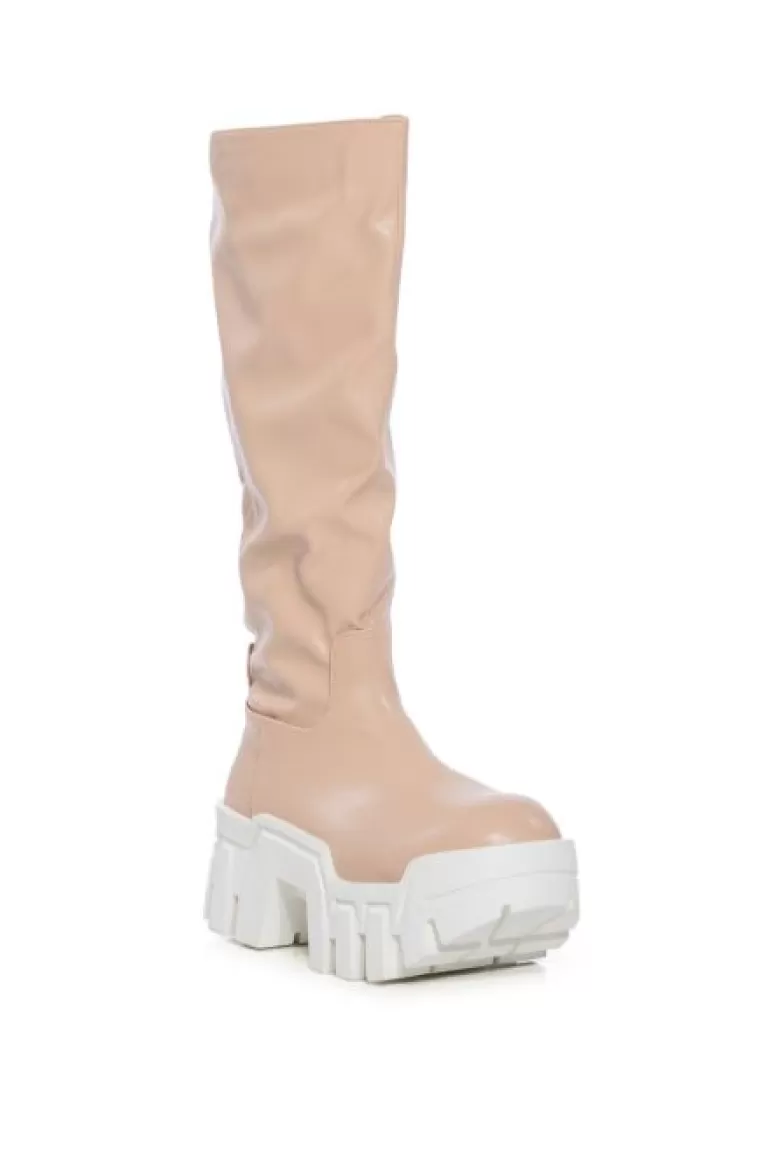 Women AZALEA WANG Lyrica- Chunky Knee High Boot