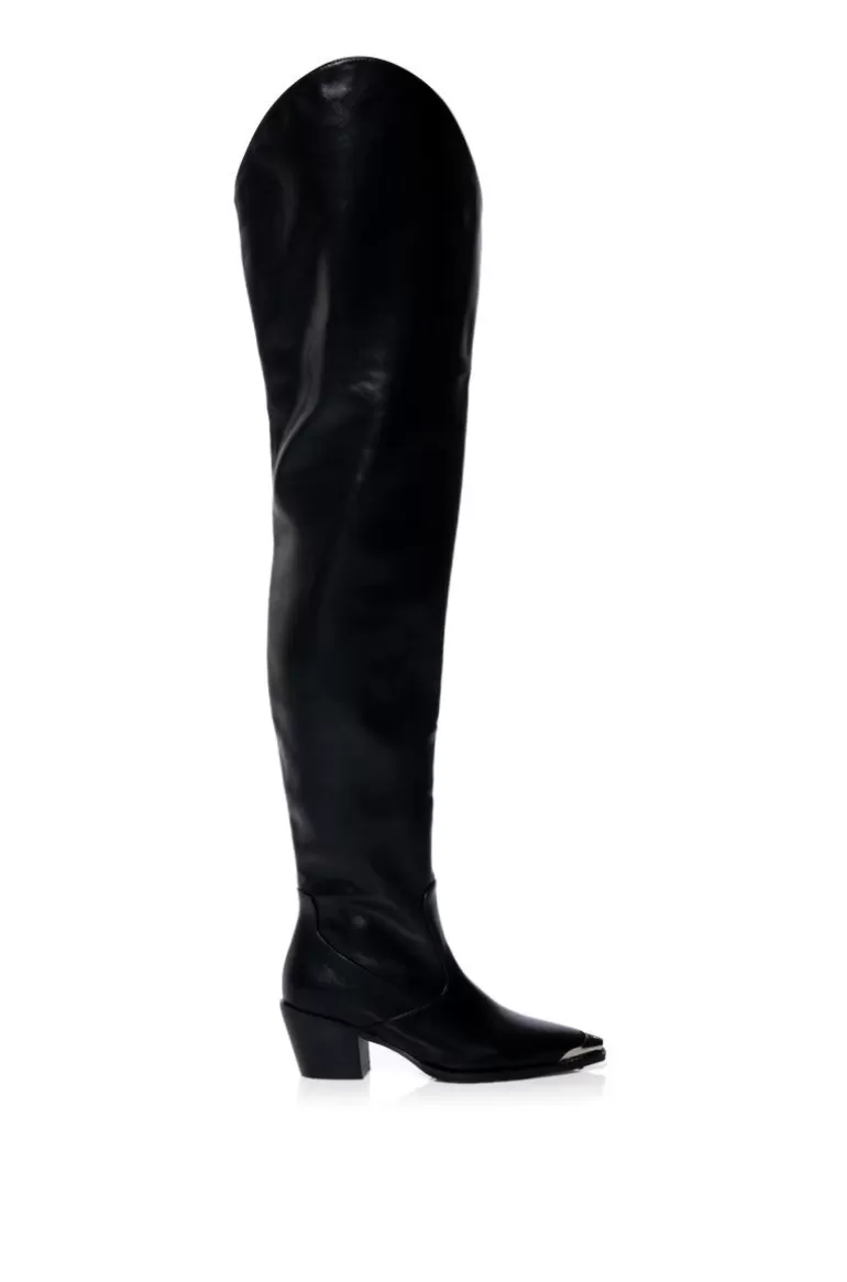 Women AZALEA WANG Ria- Thigh High Western Boot