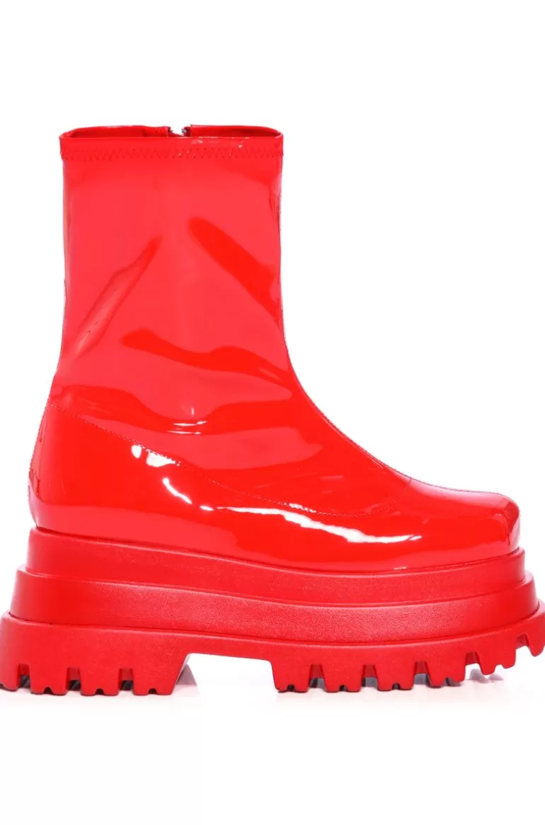Women AZALEA WANG Rush- Platform Bootie