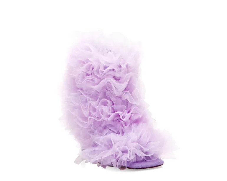 Women AZALEA WANG Tutu- Tulle Bootie