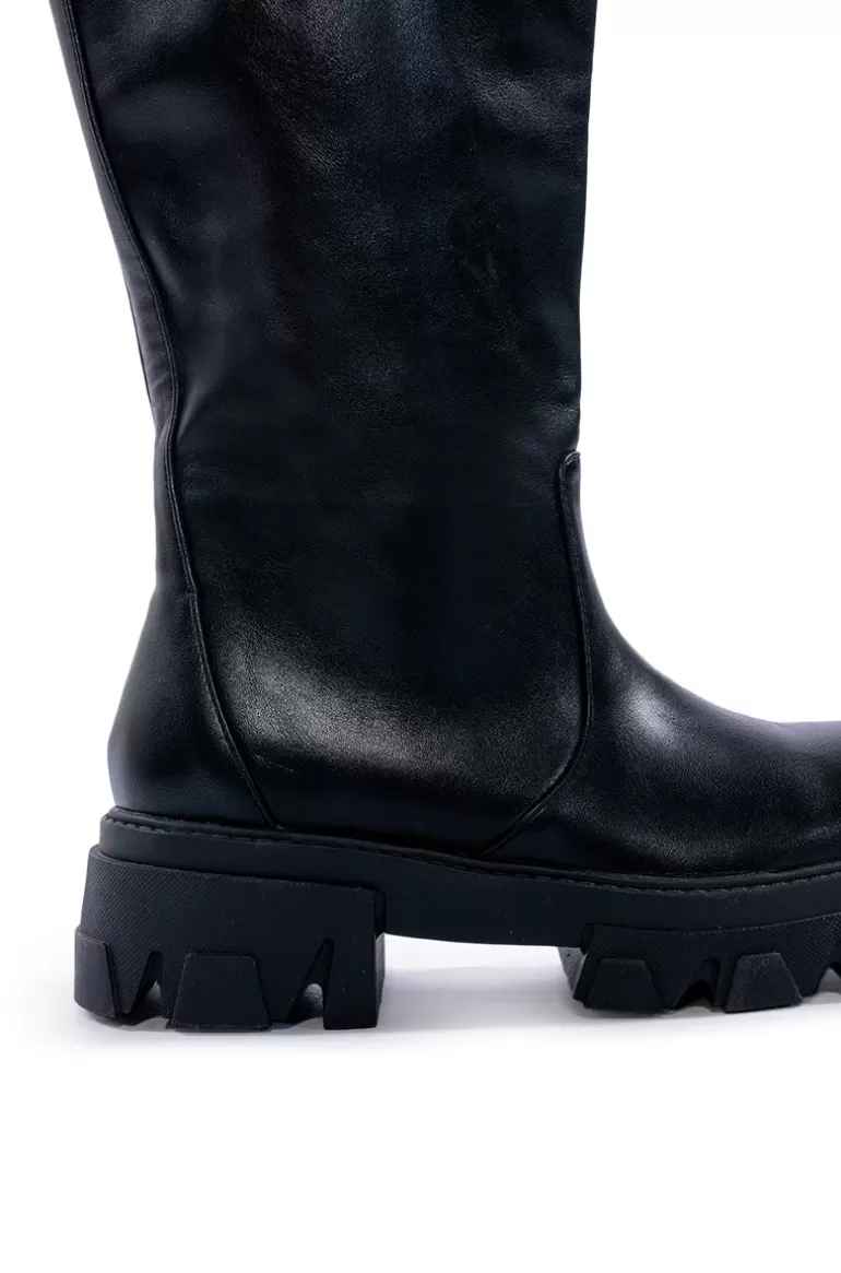 Women AZALEA WANG Valerie- Knee High Lug Boot